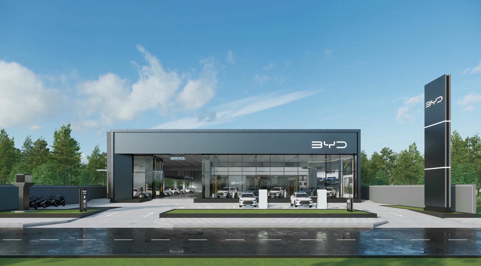 showroom BYD Giới Thiệu